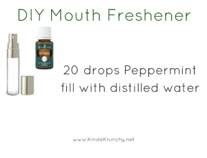 DIY mouth freshener